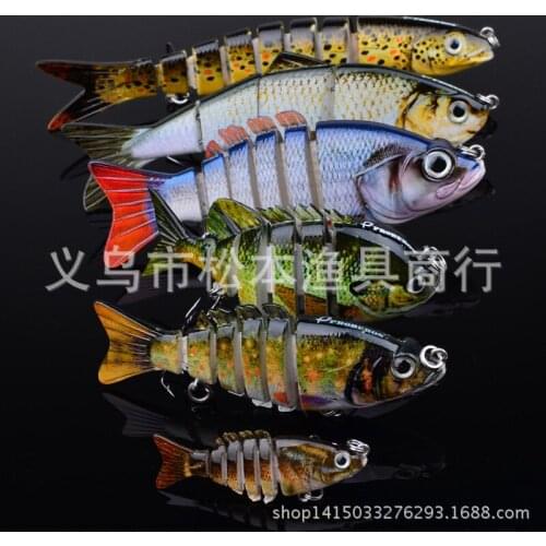 100pcs/lot hs6s111 classic bait lures multilevel plastic fake bait fish bait suit Swimbait Tackle plastic bait