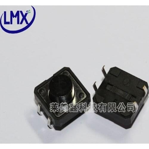 100pcs/lot touch switch 12*12*7.3 4pins free shipping