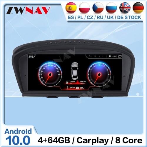 8+128G Carplay Android Radio Receiver For BMW 5seris E60 E61 E63 2008 2009 2010 Car Auto Audio Stereo GPS Video Player Head Unit