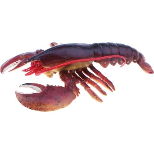 9 Inch Realistic Marine Animal Model Figurines Red Lobster Action Figure Toy for