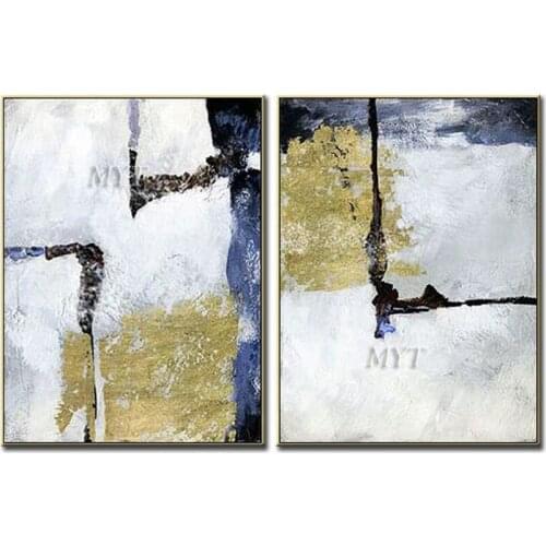 An Abstract Painting With A Combination Of Four Colors Handpainted Painting Wall Art Wall Pictures For Living Room Home Decor