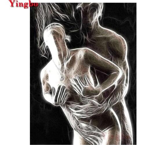 DIY Diamond Painting Full Square/Round Sexy couple abstract art Diamond Embroidery Cross Stitch Rhinestones Mosaic Diamond art