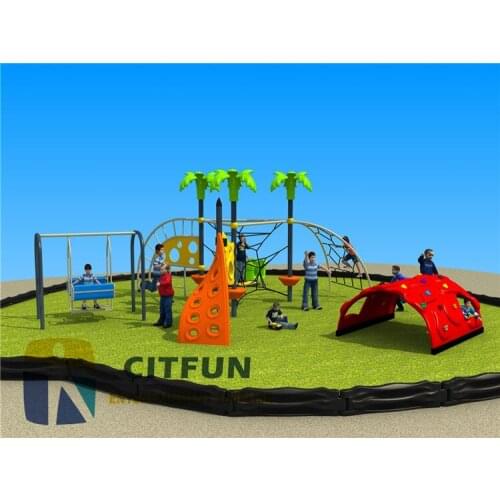 Factory Price kids outdoor playground gym climbing net OP14-136C