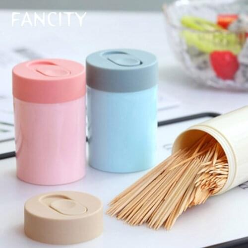 FANCITYNordic toothpick holder simple toothpick box creative portable toothpick bottle toothpick jar household living room