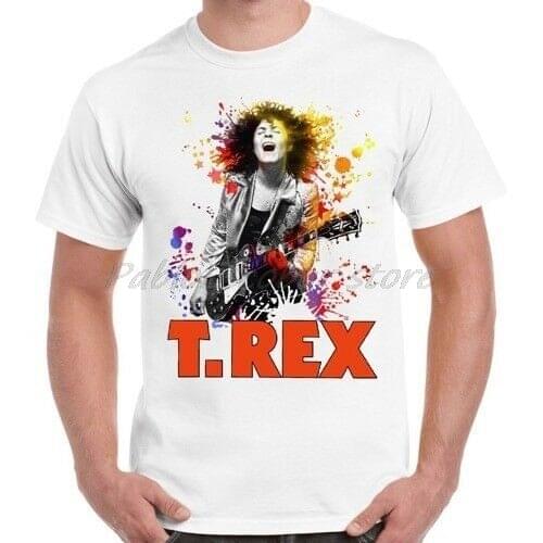 T.Rex Rock Band Marc Bolan Retro T Shirt men cotton tshirt summer brand t-shirt bigger size drop shipping