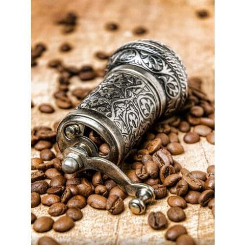 Coffe Grinder, Pepper Grinder, Spice Grinder, Pepper Mill, Turkish Grinder (4.2" Antique Copper 3 Color) , Fast Delivery