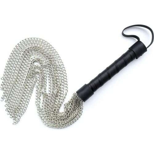 Metal Whip Spanking Paddle Adult Game Flogger Bondage Restraint Flirting Products Slave Fetish S&M Bdsm Tool Sex Toys for Couple