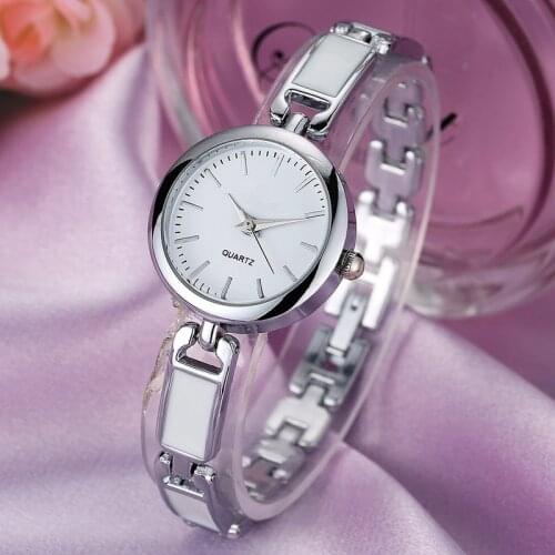 Fashion Ladies Bracelet Watch Women Watch Clock zegarek damski Stainless Steel Rhinestone Quartz Wrist Watch relogio feminino