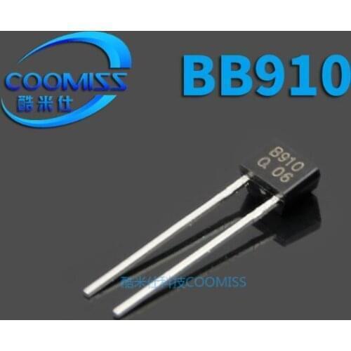 Xinyuan 100PCS/LOT BB910 910 TO-92 910 TO92S varactor diode new original