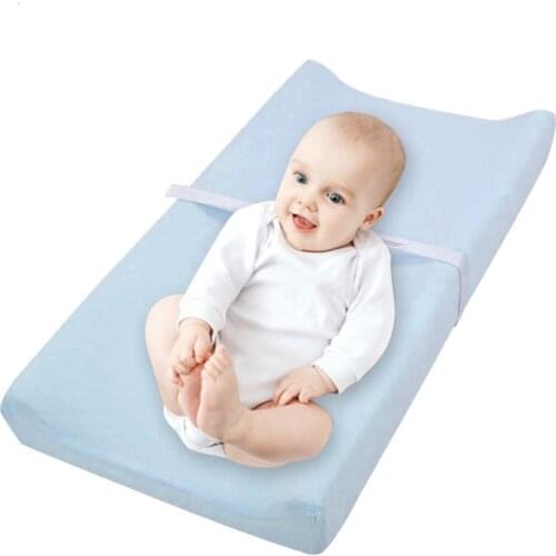 Soft Breathable Cotton Baby Changing Mat Reusable Changing Table Pad Cover for Infants Boys Girls Shower Gift Nursery Supplies