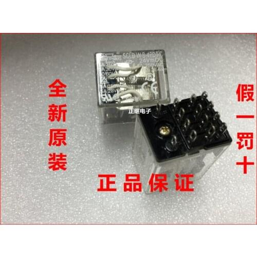 New and original Relays SCLD-W-B-4PDT-C 24VDC 4 ON 4 Closed