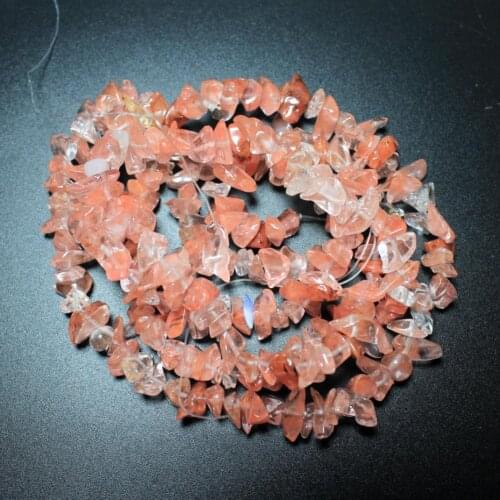 Wholesale Chips Shape Watermelon Agat Crystal Beads Charms Natural Stone Beads For Jewelry Making Lot Strand 34'' Diy Bracelet