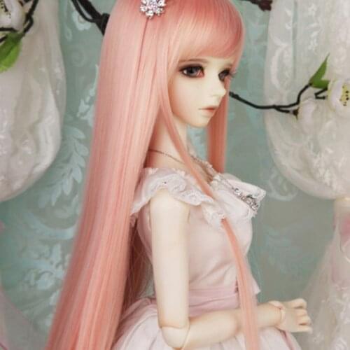 1/3 1/4 1/6 1/8 Bjd Wig High Temperature Straight Bjd Hair MSD SD Yosd For BJD Doll Wig