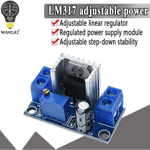 LM317 DC-DC Converter Buck Step Down Circuit Board Module Linear Regulator LM317 Adjustable Voltage Regulator Power Supply