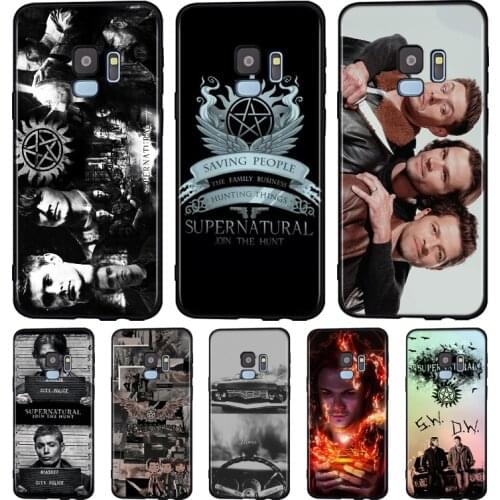 Supernatural TV Show Silicone Case For Samsung Galaxy A9 A8 A7 A6 A6S A8S Plus A5 A3 Star 2018 2017 2016 Phone Case