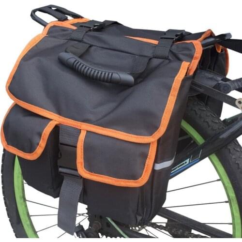 Bicycle Carrier Bag Luggage Pannier Trunk Bike Cycling Storage Back Seat Rear Rack Bicycle Panniers Bag Bicycle Waterproof Trunk