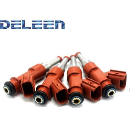 Deleen 4x High impedance Fuel Injector 23250-0p040 For Toyota Car accessories