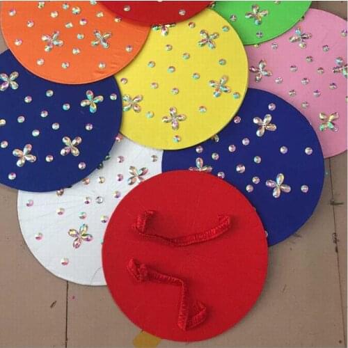 Different colors party carnival dance accessories backboard for feather costumes