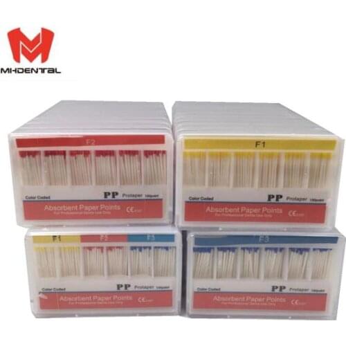 F1/F2/F3 1000pcs/lot Dental Absorbent Paper Points Root Cancel Endodontics Cotton Fiber Tips Dental Material Tool