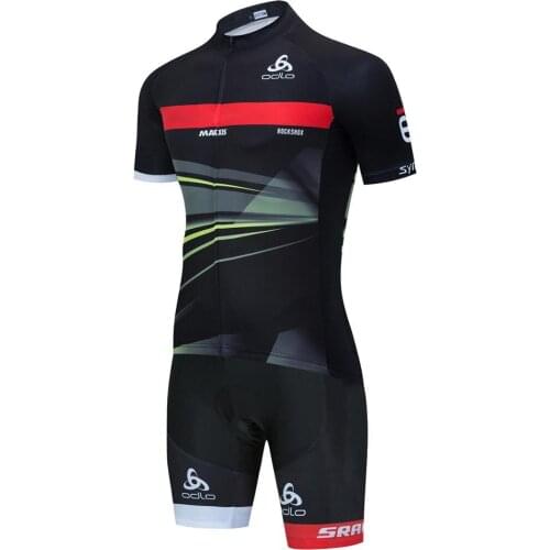 2020 Black Pro Men Cycling Team Jumpsuit Triathlon Cycling Jersey Skinsuit Ropa De Ciclismo Maillot Clothes Suit 20D Gel Pad