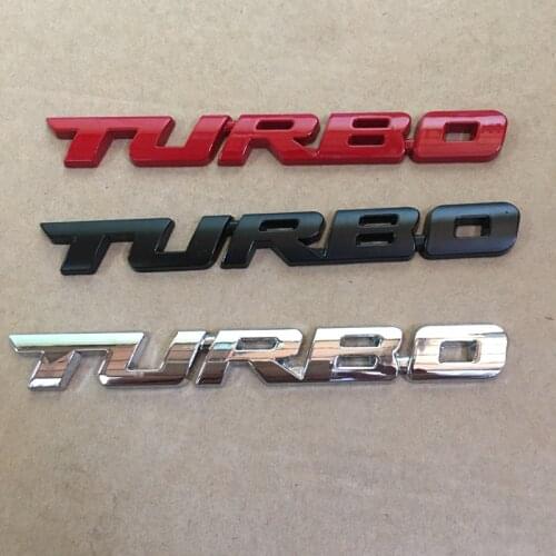 20X 3D Car Emblem Sticker TURBO METAL GRILL Rear Trunk Car Badge for Audi BMW Ford focus VW skoda seat Peugeot lada Renault etc