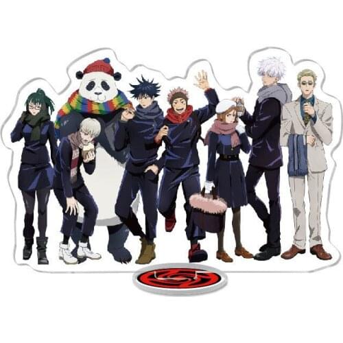 Anime Jujutsu Kaisen Gojo Satoru Kugisaki Anime Acrylic Stand Figure Model Plate Decoration Cosplay Gifts
