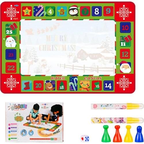 Kids Drawing Toy Magic Water Drawing Mat Coloring Doodle Mat With Magic Pens Painting Board Educational Toys For Kids Baby Gifts