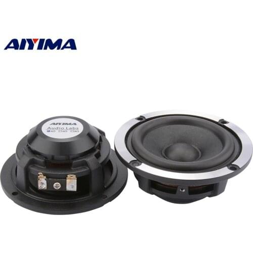 AIYIMA 2Pcs 3 Inch Mid Range Audio Speaker Driver 4 8 Ohm 15W Car Sound Speaker Wool Paper Cone Aluminum Full Range Loudspeaker