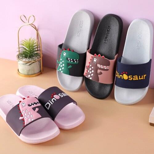 Dinosaur Slippers For Women Men New Summer Beach Shoes Suitable Soft Indoor Slippers Floor Ourdoor Shoes Home