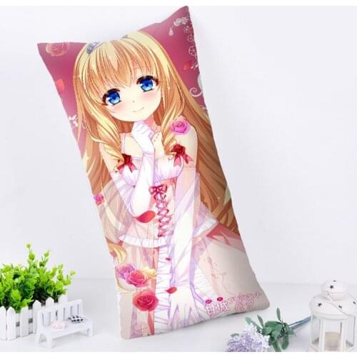 Hobby Express Amagi Brilliant Park Anime Dakimakura Rectangle Pillow Case Cover RPC80
