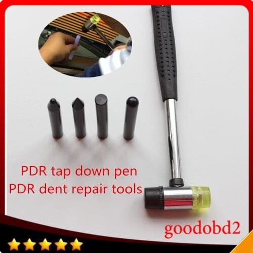 Car Tools Auto Repair Tools Decorative Rubber Hammer Tap Down Nylon Pens 4x white pen For Car Paintless repairing car dent body