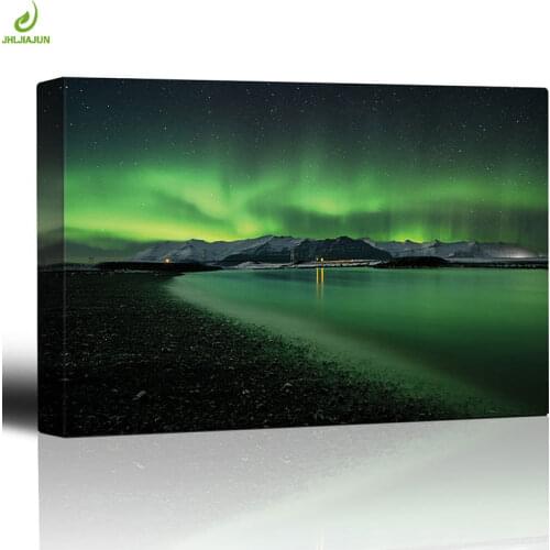 JHLJIAJUN Nordic Under The Green Sky Canvas Painting Nordic Wall Art Print And Poster Dining Living Room B Home Decor