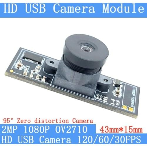 Zero distortion Surveillance camera 1080P Full Hd MJPEG 120FPS High Speed Mini CCTV Linux UVC Webcam USB Camera Module