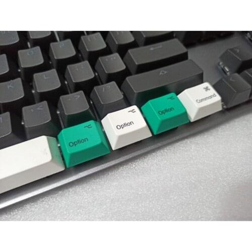 LX9B 4Pcs Common Option PBT Dye Subbed Keycaps R1 For Mechanical keyboard Keycaps 1.25U 1.25X Key