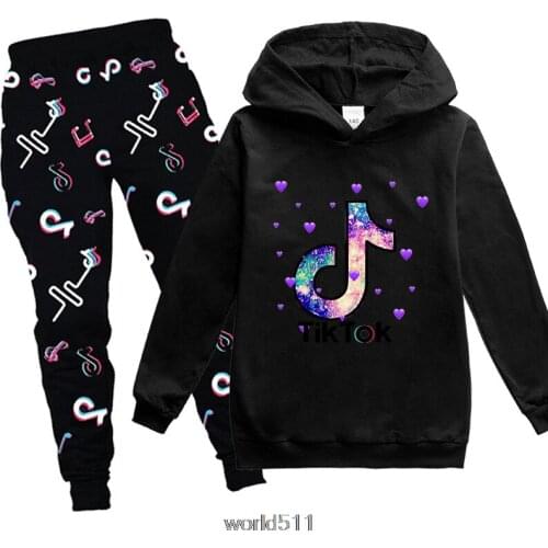 Baby Boy Clothing Suits Casual Baby Girl Clothes Sets Kids Set Tik Tok Children Long Sleeve T-shirt Tops +Pants Outfit Set