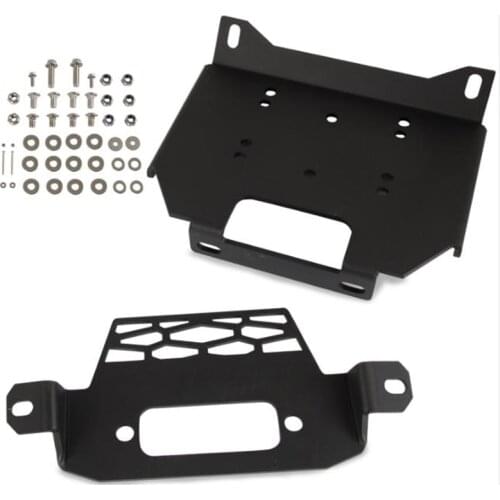 Winch Mount Plate Bracket for Polaris 15-18 RZR900&14-18 RZR 1000&General 101220