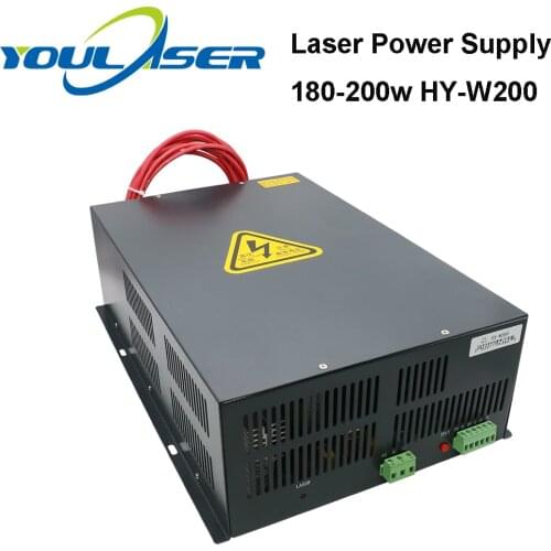 200W CO2 Laser Power Supply HY-W200 for 180W-200W CO2 Laser Engraving Cutting Machine