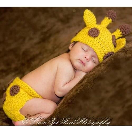Newborn Baby Cute Crochet Knit Costume Prop Outfits Photo Photography Baby Hat Photo Props