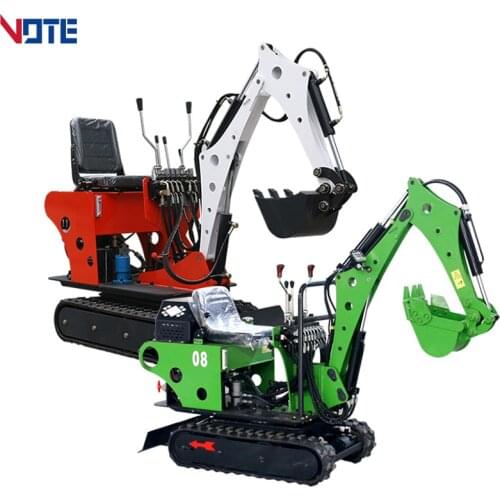 Different Color Mini Excavator 2600kg Crawler Micro Digger 0.8 Ton Weight China Export