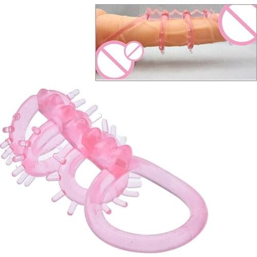 New Master Triple Ticklers Cock Ring Massager Relax Passion Silicone For Men Solar Erotic Extender Delay Ring Sexy Health Care