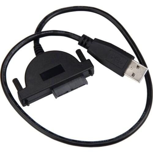Optical 6P +7P SATA to USB2.0 Cable for Notebook CD-ROM Drive