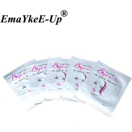 100pair Hydro Gel Eye Patch Patches For Eyelashes Under Eye Gel Pads Eyepads For Eyelash Extension Under Eye Tips Sticker Wraps