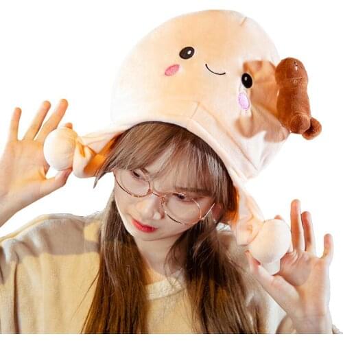 Popular Penis Hats Headband Plush Penis hoops Sexy Soft Toys Stuffed Funny Hats Simulation Lovely Headdress Photographic Gifts