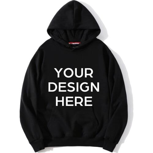 Custom Printed Personalized Sweatshirts Autumn Womens Casual Coat Unisex Men Pullovers Design Your Own Text Artwork Brand Logo