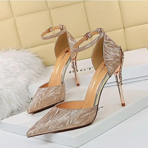 Pumps Sexy Shoes Women Sandals Female Shoes Women Thin High Heels Open Toe Female Lady Pump beautiful Shoes Mules