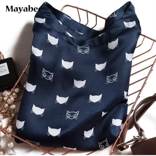 2021 Summer Age-Reducing Animal Print Mulberry Silk Short-Sleeved T-Shirt Retro Round Neck Loose Pullover Silk Small Shirt Women