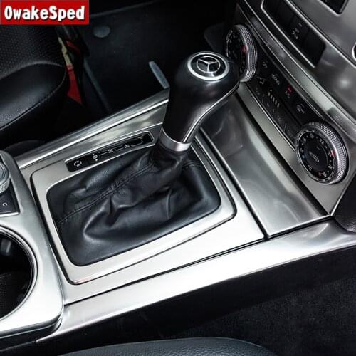 Car Styling Console Gearshift Water Cup Holder Frame Trim For Mercedes Benz GLK X204 2008-15 Interior Air Outlet Cover Stickers