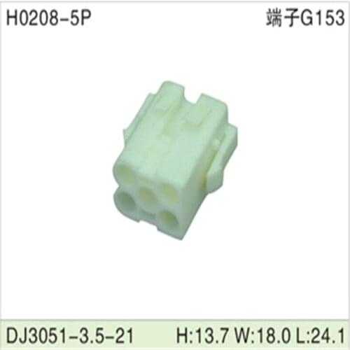 Free shipping 500pcs DJ3051-3.5-21 5Pin 3.5mm AMP Car Electrical Wire Connectors for VW,BMW,Audi,Toyota,NISSAN AND other