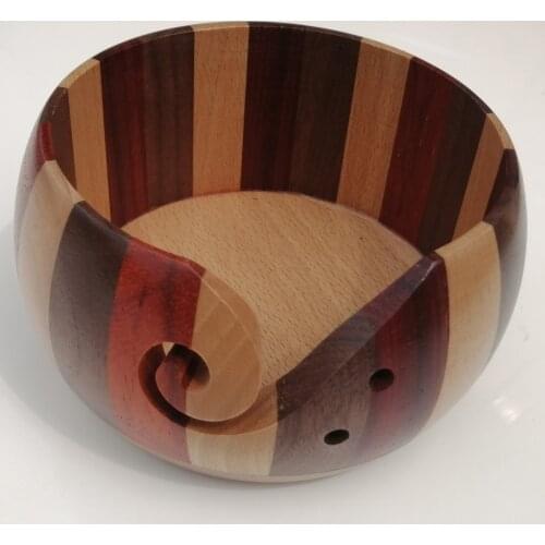 Handmade Rosewood Yarn Storage Bowl for Knitting & Crocheting By STAR INDIA CRAFT | A Perfect Yarn Storage Bowl Crochet Hook