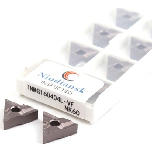 TNMG160404L-VF TNMG160408L-VF TNMG160404R-VF TNMG160408R-VF NK60 CNC lathe turning blade Cermet turning insert for steel cutting